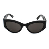 日本正規品 BALENCIAGA SUNGLASSES ASIAN FIT BB0330SK 001 GREY BLACK バレンシアガ サングラス アジアンフィット UVカット 紫外線カット メンズ レディース グレー ブラック