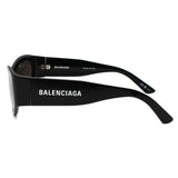 日本正規品 BALENCIAGA SUNGLASSES ASIAN FIT BB0330SK 001 GREY BLACK バレンシアガ サングラス アジアンフィット UVカット 紫外線カット メンズ レディース グレー ブラック