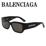 日本正規品 BALENCIAGA SUNGLASSES ASIAN FIT BB0331SK 001 GREY BLACK バレンシアガ サングラス アジアンフィット UVカット 紫外線カット メンズ レディース グレー ブラック