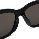 日本正規品 BALENCIAGA SUNGLASSES ASIAN FIT BB0331SK 001 GREY BLACK バレンシアガ サングラス アジアンフィット UVカット 紫外線カット メンズ レディース グレー ブラック