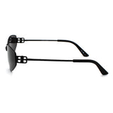 日本正規品 BALENCIAGA SUNGLASSES ASIAN FIT BB0335S 001 GREY BLACK バレンシアガ サングラス ノーズパット UVカット 紫外線カット メンズ レディース グレー ブラック