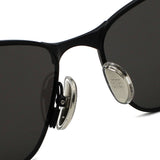 日本正規品 BALENCIAGA SUNGLASSES ASIAN FIT BB0335S 001 GREY BLACK バレンシアガ サングラス ノーズパット UVカット 紫外線カット メンズ レディース グレー ブラック