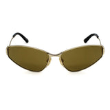 日本正規品 BALENCIAGA SUNGLASSES ASIAN FIT BB0335S 003 BRONZE GOLD バレンシアガ サングラス ノーズパット UVカット 紫外線カット メンズ レディース ブロンズ ゴールド