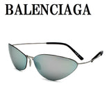 日本正規品 BALENCIAGA SUNGLASSES ASIAN FIT BB0350S 004 SILVER バレンシアガ サングラス ノーズパット UVカット 紫外線カット メンズ レディース ミラー シルバー