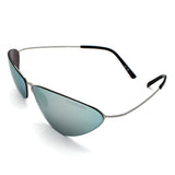 日本正規品 BALENCIAGA SUNGLASSES ASIAN FIT BB0350S 004 SILVER バレンシアガ サングラス ノーズパット UVカット 紫外線カット メンズ レディース ミラー シルバー