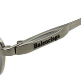 日本正規品 BALENCIAGA SUNGLASSES ASIAN FIT BB0357SA 002 SILVER バレンシアガ サングラス アジアンフィット UVカット 紫外線カット メンズ レディース ミラー シルバー