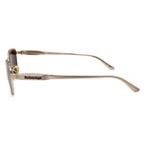 日本正規品 BALENCIAGA SUNGLASSES BB0357SA 003 BROWN GOLD バレンシアガ サングラス アジアンフィット メガネ 眼鏡 UVカット 紫外線カット メンズ レディース ブラウン ゴールド