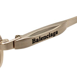 日本正規品 BALENCIAGA SUNGLASSES BB0357SA 003 BROWN GOLD バレンシアガ サングラス アジアンフィット メガネ 眼鏡 UVカット 紫外線カット メンズ レディース ブラウン ゴールド