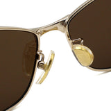 日本正規品 BALENCIAGA SUNGLASSES BB0357SA 003 BROWN GOLD バレンシアガ サングラス アジアンフィット メガネ 眼鏡 UVカット 紫外線カット メンズ レディース ブラウン ゴールド