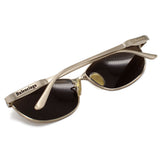日本正規品 BALENCIAGA SUNGLASSES BB0357SA 003 BROWN GOLD バレンシアガ サングラス アジアンフィット メガネ 眼鏡 UVカット 紫外線カット メンズ レディース ブラウン ゴールド