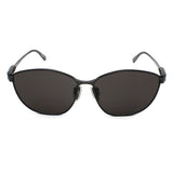 日本正規品 BALENCIAGA SUNGLASSES ASIAN FIT BB0358SK 001 GREY バレンシアガ サングラス アジアンフィット UVカット 紫外線カット メンズ レディース グレー