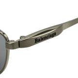 日本正規品 BALENCIAGA SUNGLASSES ASIAN FIT BB0358SK 002 SILVER バレンシアガ サングラス アジアンフィット UVカット 紫外線カット メンズ レディース ミラー シルバー