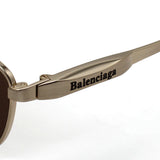 日本正規品 BALENCIAGA SUNGLASSES ASIAN FIT BB0358SK 003 BROWN GOLD バレンシアガ サングラス アジアンフィット UVカット 紫外線カット メンズ レディース ブラウン ゴールド