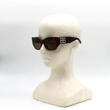 日本正規品 BALENCIAGA SUNGLASSES ASIAN FIT BB0361SK 002 BROWN HAVANA バレンシアガ サングラス アジアンフィット UVカット 紫外線カット メンズ レディース ブラウン ハバナ