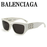 日本正規品 BALENCIAGA SUNGLASSES ASIAN FIT BB0361SK 003 GREY WHITE バレンシアガ サングラス アジアンフィット UVカット 紫外線カット メンズ レディース グレー ホワイト