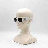 日本正規品 BALENCIAGA SUNGLASSES ASIAN FIT BB0361SK 003 GREY WHITE バレンシアガ サングラス アジアンフィット UVカット 紫外線カット メンズ レディース グレー ホワイト