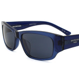 日本正規品 BALENCIAGA SUNGLASSES ASIAN FIT BB0368SK 003 BLUE CLEAR バレンシアガ サングラス アジアンフィット UVカット 紫外線カット メンズ レディース ブルー クリア