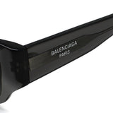 日本正規品 BALENCIAGA SUNGLASSES ASIAN FIT BB0368SK 004 GREY CLEAR バレンシアガ サングラス アジアンフィット UVカット 紫外線カット メンズ レディース グレー クリア