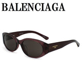 日本正規品 BALENCIAGA SUNGLASSES ASIAN FIT BB0369SK 004 GREY VIOLET CLEAR バレンシアガ サングラス アジアンフィット UVカット 紫外線カット メンズ レディース グレー バイオレット クリア