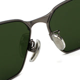 日本正規品 BALENCIAGA SUNGLASSES ASIAN FIT BB0374SK 002 GREEN RUTHENIUM バレンシアガ サングラス アジアンフィット UVカット 紫外線カット メンズ レディース グリーン ルテニウム
