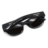 BALENCIAGA BB0389SK 001 BLACK GRAY バレンシアガ サングラス アジアンフィット メンズ レディース ブラック グレー