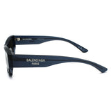 日本正規品 BALENCIAGA SUNGLASSES ASIAN FIT BB0390SK 003 GREY GREYCLEAR バレンシアガ サングラス アジアンフィット UVカット 紫外線カット メンズ レディース グレー グレークリア