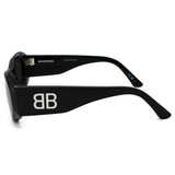 日本正規品 BALENCIAGA SUNGLASSES ASIAN FIT BB0396SK 001 GREY BLACK バレンシアガ サングラス アジアンフィット UVカット 紫外線カット メンズ レディース グレー ブラック