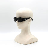 日本正規品 BALENCIAGA SUNGLASSES ASIAN FIT BB0396SK 001 GREY BLACK バレンシアガ サングラス アジアンフィット UVカット 紫外線カット メンズ レディース グレー ブラック