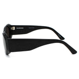 日本正規品 BALENCIAGA SUNGLASSES ASIAN FIT BB0396SK 003 GREY BLACK バレンシアガ サングラス アジアンフィット UVカット 紫外線カット メンズ レディース グレー ブラック グリッター