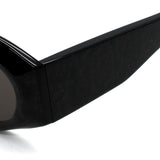 日本正規品 BALENCIAGA SUNGLASSES ASIAN FIT BB0396SK 003 GREY BLACK バレンシアガ サングラス アジアンフィット UVカット 紫外線カット メンズ レディース グレー ブラック グリッター