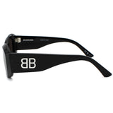 日本正規品 BALENCIAGA SUNGLASSES BB0397SA 001 GREY BLACK バレンシアガ サングラス アジアンフィット メガネ 眼鏡 UVカット 紫外線カット メンズ レディース グレー ブラック