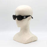 日本正規品 BALENCIAGA SUNGLASSES BB0397SA 001 GREY BLACK バレンシアガ サングラス アジアンフィット メガネ 眼鏡 UVカット 紫外線カット メンズ レディース グレー ブラック