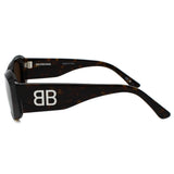 日本正規品 BALENCIAGA SUNGLASSES BB0397SA 002 BROWN HAVANA バレンシアガ サングラス アジアンフィット メガネ 眼鏡 UVカット 紫外線カット メンズ レディース ブラウン ハバナ