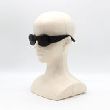 日本正規品 BALENCIAGA SUNGLASSES BB0397SA 003 GREY BLACK バレンシアガ サングラス アジアンフィット メガネ 眼鏡 UVカット 紫外線カット メンズ レディース グレー ブラック グリッター