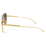 国内正規品 BOTTEGA VENETA SUNGLASSES ASIAN FIT BV1013SK 009 BROWN GOLD ボッテガヴェネタ サングラス アジアンフィット アイウェア メガネ 眼鏡 UVカット 紫外線カット ブラウン ゴールド