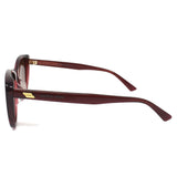 国内正規品 BOTTEGA VENETA SUNGLASSES ASIAN FIT BV1079SK 003 BROWN BURGUNDY ボッテガヴェネタ サングラス アジアンフィット アイウェア メガネ 眼鏡 UVカット 紫外線カット ブラウン バーガンディー