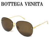 国内正規品 BOTTEGA VENETA SUNGLASSES ASIAN FIT BV1084SA 002 BROWN GOLD ボッテガヴェネタ サングラス アジアンフィット アイウェア メガネ 眼鏡 UVカット 紫外線カット ブラウン ゴールド