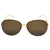 国内正規品 BOTTEGA VENETA SUNGLASSES ASIAN FIT BV1084SA 002 BROWN GOLD ボッテガヴェネタ サングラス アジアンフィット アイウェア メガネ 眼鏡 UVカット 紫外線カット ブラウン ゴールド