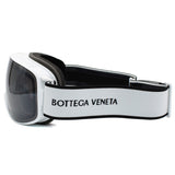日本正規品 BOTTEGA VENETA EYEWEAR ASIAN FIT BV1167S 005 SILVER WHITE ボッテガヴェネタ スキー ゴーグル スノーボード アウトドア UVカット 紫外線カット メンズ レディース シルバー ホワイト