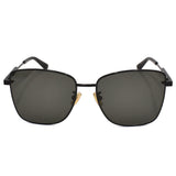 国内正規品 BOTTEGA VENETA SUNGLASSES ASIAN FIT BV1237S 001 GRAY BLACK ボッテガ ヴェネタ サングラス アジアンフィット アイウェア メガネ 眼鏡 UVカット 紫外線カット グレー ブラック