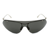 日本正規品 BOTTEGA VENETA SUNGLASSES BV1272S 002 GRAY SILVER ボッテガ ヴェネタ サングラス ノーズパット メガネ 眼鏡 メンズ レディース グレー シルバー