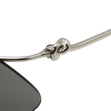 日本正規品 BOTTEGA VENETA SUNGLASSES BV1272S 002 GRAY SILVER ボッテガ ヴェネタ サングラス ノーズパット メガネ 眼鏡 メンズ レディース グレー シルバー