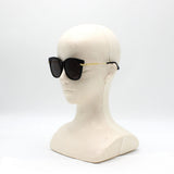 日本正規品 BOTTEGA VENETA SUNGLASSES BV1296SA 001 GREY BLACK GOLD ボッテガヴェネタ サングラス アジアンフィット メガネ 眼鏡 メンズ レディース グレー ブラック ゴールド