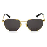 日本正規品 BOTTEGA VENETA SUNGLASSES BV1301S 001 GREY GOLD ボッテガヴェネタ サングラス ノーズパット メガネ 眼鏡 メンズ レディース グレー ゴールド