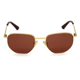 日本正規品 BOTTEGA VENETA SUNGLASSES BV1301S 003 BROWN GOLD ボッテガヴェネタ サングラス ノーズパット メガネ 眼鏡 メンズ レディース ブラウン ゴールド
