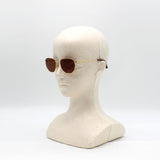 日本正規品 BOTTEGA VENETA SUNGLASSES BV1301S 003 BROWN GOLD ボッテガヴェネタ サングラス ノーズパット メガネ 眼鏡 メンズ レディース ブラウン ゴールド