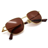 日本正規品 BOTTEGA VENETA SUNGLASSES BV1301S 003 BROWN GOLD ボッテガヴェネタ サングラス ノーズパット メガネ 眼鏡 メンズ レディース ブラウン ゴールド