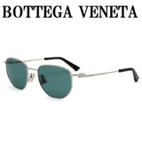 日本正規品 BOTTEGA VENETA SUNGLASSES BV1301S 004 GREEN SILVER ボッテガヴェネタ サングラス ノーズパット メガネ 眼鏡 メンズ レディース グリーン シルバー