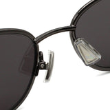 日本正規品 BOTTEGA VENETA SUNGLASSES BV1330S 001 GREY RUTHENIUM ボッテガヴェネタ サングラス ノーズパット メガネ 眼鏡 メンズ レディース グレー ルテニウム