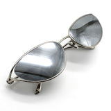 日本正規品 BOTTEGA VENETA SUNGLASSES BV1330S 002 SILVER ボッテガヴェネタ サングラス ノーズパット メガネ 眼鏡 メンズ レディース ミラーレンズ シルバー